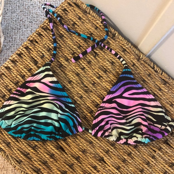 COPY - 2 bright triangle swim tops sz sm - Picture 3 of 7